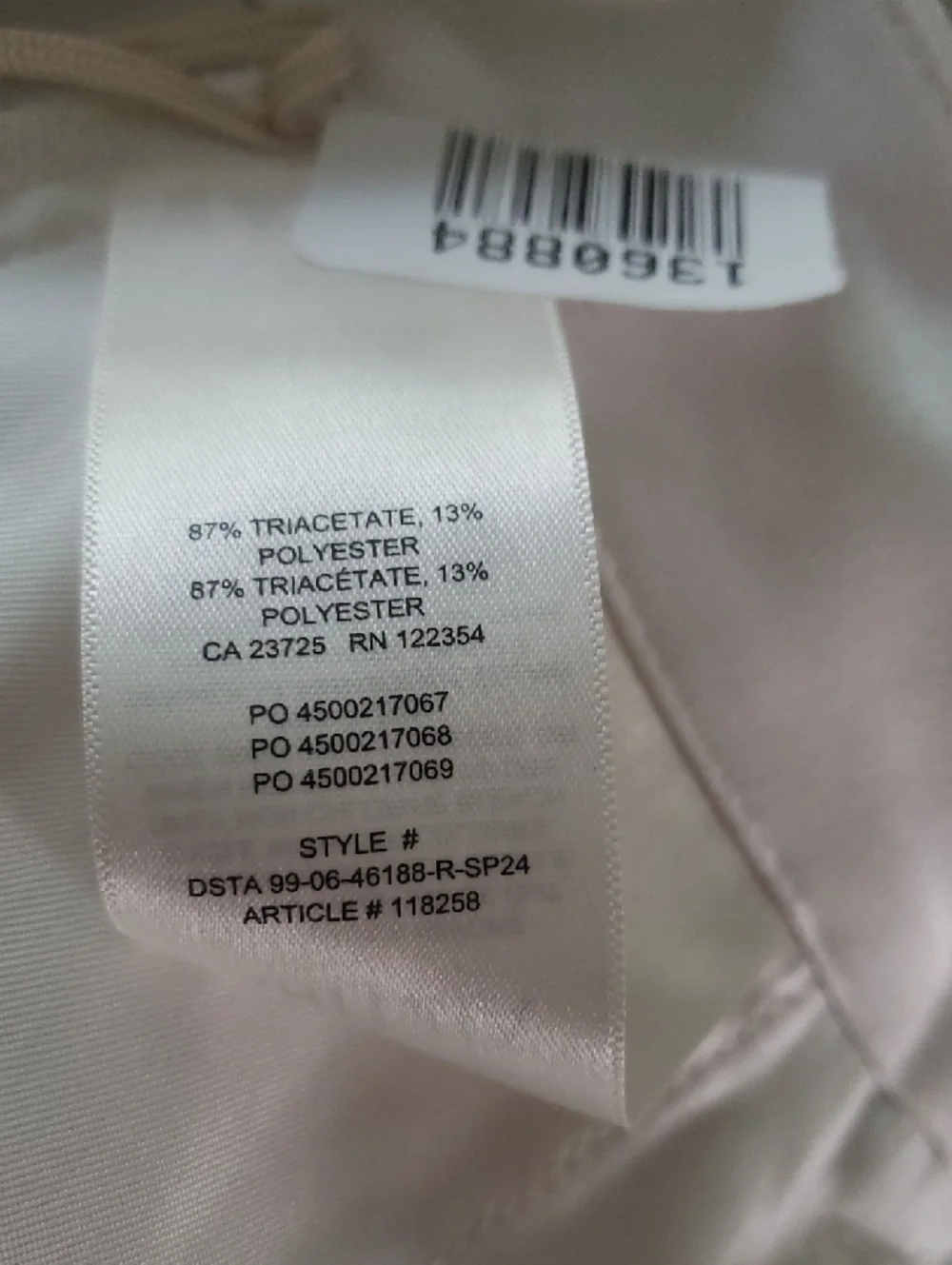 NWT Aritzia The Effortless Pant Satin- 10 - Picture 9 of 9